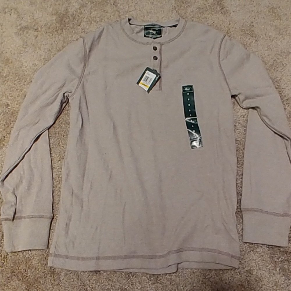 Long Sleeved Grey Henley